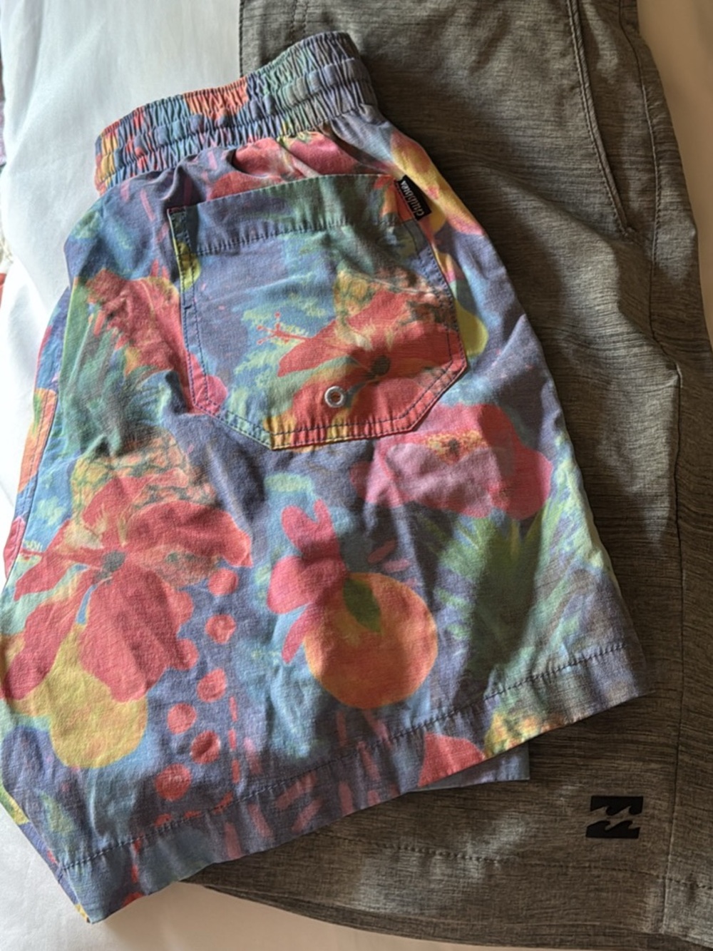 Mens Chubbies Floral Swim Trunks